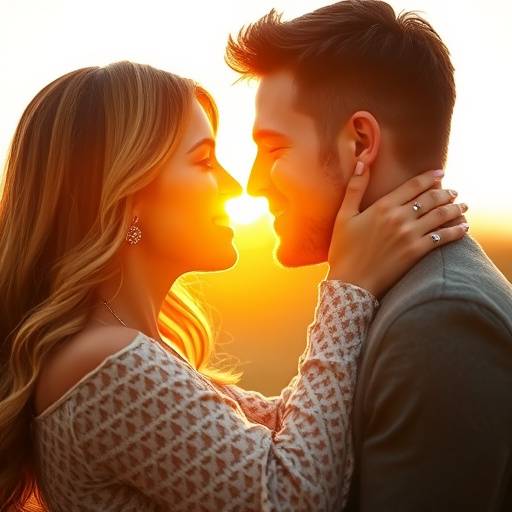 BRRetrato de um casal apaixonado em um ensaio romântico